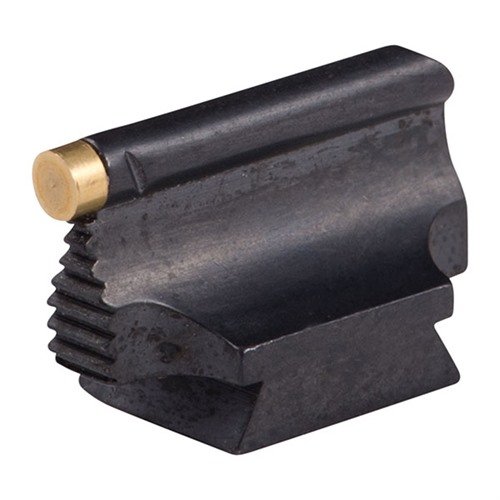 Découvre la hausse avant rampée 3/32" de Marble Arms, en acier poli, avec un design élégant et une base de .340" pour une précision optimale sur ton arme.