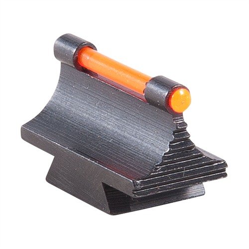 Le RIFLE FIBER OPTIC GLOW 41-MR est un viseur en acier poli, disponible en orange ou vert, parfait pour améliorer ta précision de tir.
