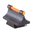 .410" guidon avant fibre optique lumineuse 41-MR acier orange