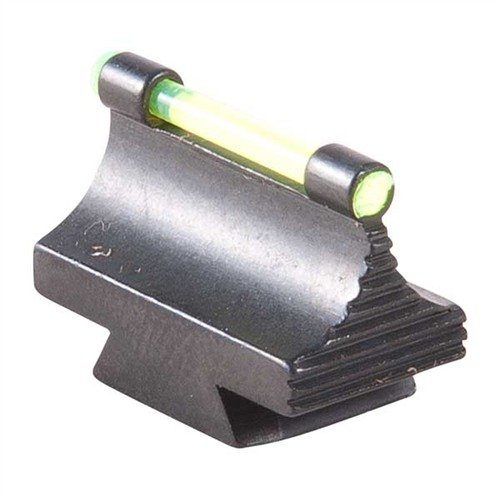 Le RIFLE FIBER OPTIC GLOW 45-MR est un guidon en acier poli, avec une tige optique lumineuse verte, parfait pour une précision accrue sur ton arme.