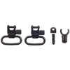 Les QUICK DETACH SWIVELS d'UNCLE MIKES offrent un verrouillage positif et un montage rapide sur ton arme, parfait pour les carabines Marlin et de nombreux fusils.