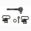 Les QUICK DETACH SWIVELS d'UNCLE MIKES offrent un verrouillage positif, s'adaptent à diverses armes et incluent des Super Swivels de 1" pour une utilisation rapide.