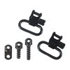 Les QUICK DETACH SWIVELS d'Uncle Mikes offrent un verrouillage positif et une installation rapide sur les carabines Ruger, parfaits pour un accès facile à ton équipement.