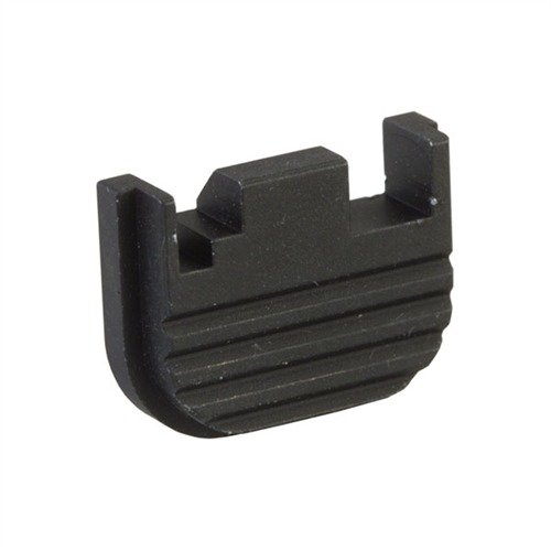 Personnalise ton Glock® avec cette COVER PLATE en aluminium anodisé noir ou argent, plus résistante que la pièce d'origine et facile à installer.
