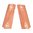 Plaquettes fines Govt. double diamant en acajou