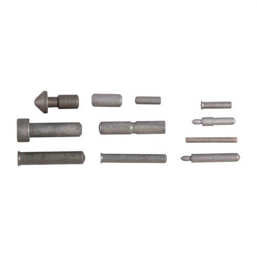 Le set de pins 1911 NOWLIN en acier inoxydable est durci pour une durabilité optimale, offrant tout ce qu'il te faut pour assembler ton 1911 Auto avec précision.
