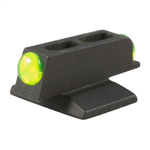 Le Novak Mega Dot Fiber Optic Front Sight offre une visibilité exceptionnelle grâce à sa fibre optique plus grande, idéale pour le port dissimulé et compatible avec les rear sights Novak.