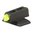 MEGA DOT guidon avant fibre optique vert
