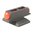 MEGA DOT guidon avant à fibre optique rouge