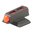 MEGA DOT guidon avant à fibre optique rouge