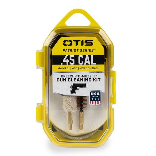 Le kit PATRIOT d'Otis te permet de nettoyer efficacement ton arme avec des accessoires de qualité, tout en étant rangé dans un boîtier réutilisable.
