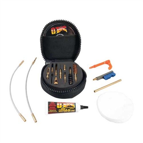 Ce système de nettoyage professionnel pour pistolets 9mm inclut tout le nécessaire : tiges Memory-Flex, brosses, nettoyant et outils pour un entretien optimal.
