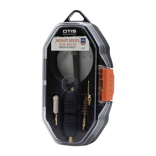 Le kit PATRIOT d'OTIS est parfait pour nettoyer ton arme de Breech-to-Muzzle®. Il inclut un outil polyvalent T-handle et 4 embouts pour un entretien facile.