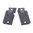 Plaquettes G-10 quadrillées gris/noir pour SIG 938