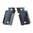 Plaquettes G-10 quadrillées gris/noir pour SIG 938