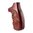 Plaquettes S&W cadre K,L en bois de rose quadrillées
