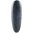 Petite face en cuir noir 0,8"