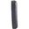 1.00" petite face en cuir noir
