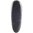 Face en cuir noir large 1,00"