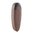 Face en cuir brun moyen 1,00"