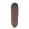 Face en cuir brun moyen 1,00"