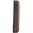 Petite face en cuir marron 1,00"