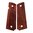 Plaquettes 1911 double diamant en bois de rose