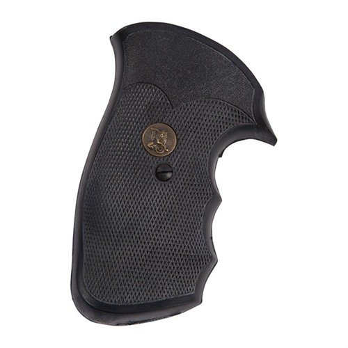 Les grips "GRIPPER" de Pachmayr offrent une prise antidérapante et des rainures pour les doigts, garantissant précision et confort sans risque de casse.