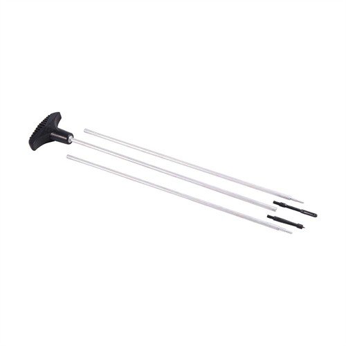 Les tiges de nettoyage HOPPES en aluminium et acier sont idéales pour les armes de poing, les fusils et les fusils de chasse, avec des accessoires polyvalents.