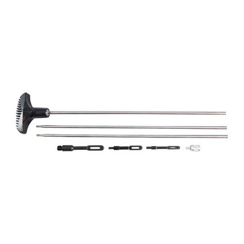 Les tiges de nettoyage HOPPES en acier et aluminium sont idéales pour les armes de poing, fusils et fusils de chasse, avec des embouts interchangeables et une manipulation facile.