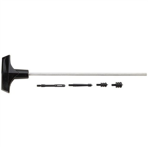 Les tiges de nettoyage HOPPES en aluminium et acier sont parfaites pour toutes tes armes, avec des jags pour .22, .38, .45 et un manche pivotant pour un usage facile.