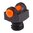 Tige 3/32 po, orange, filetage 6-48