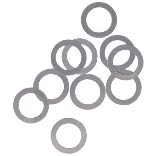 Élimine l'excès de jeu du cylindre sur les revolvers Colt et Ruger avec ces shims en acier inoxydable, faciles à installer et efficaces.