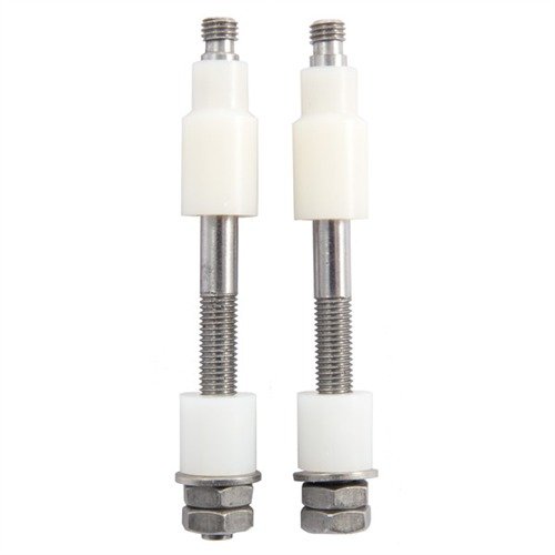 Avec les BOLT ACTION RIFLE BEDDING STUDS, aligne facilement l'action sans abîmer les vis d'origine et évite les débordements d'époxy grâce aux bushings en polymère.