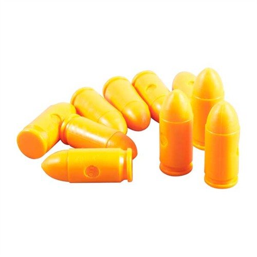 Les SAF-T-TRAINERS en plastique orange sont parfaits pour l'entraînement, évitant toute confusion avec des cartouches réelles grâce à leur couleur vive et leur sensation unique.
