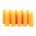 38 SPECIAL cartouches factices orange - lot de 10