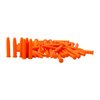 Les SAF-T-TRAINERS sont des douilles d'entraînement en plastique orange, parfaites pour éviter toute confusion avec des munitions réelles lors des exercices.