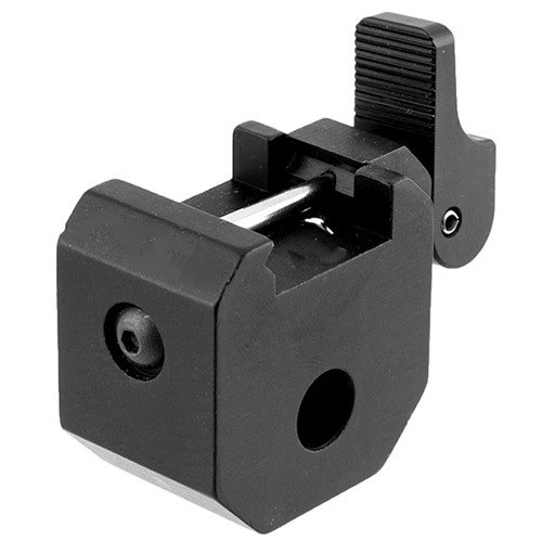 L'adaptateur Picatinny QD de Sinclair te permet de fixer rapidement ta bipode sur un rail Picatinny, remplaçant le montage d'origine pour un usage facile.