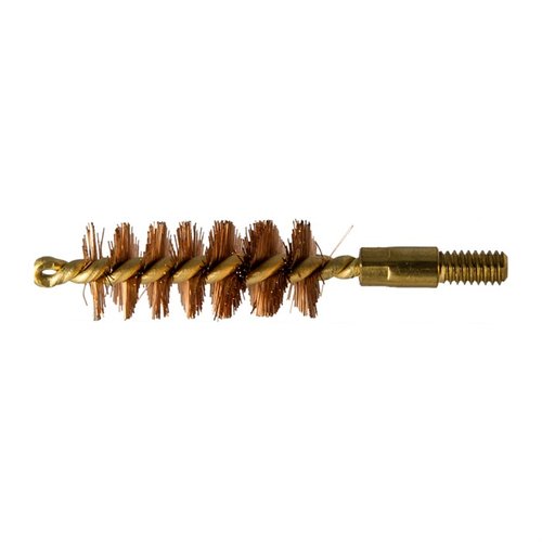 La brosse en bronze Sinclair est plus grande que le diamètre du canon pour un nettoyage optimal, avec une boucle fermée pour un usage facile.