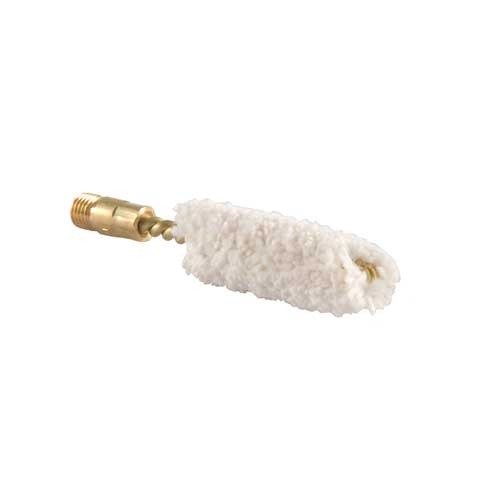 Les mops de canon de fusil Dewey sont en 100 % coton avec des noyaux et des raccords en laiton, parfaits pour un nettoyage efficace avec des fils standard 5/16-27.