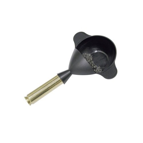 Le POWDER PAL FUNNEL PAN de LYMAN est super pratique pour peser tes charges, car il fait à la fois office de pan de balance et d'entonnoir.