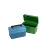 La HANDLE CARRY RIFLE AMMO BOX offre une protection optimale pour tes munitions, avec un design empilable et un système de protection des pointes pour éviter les dommages.