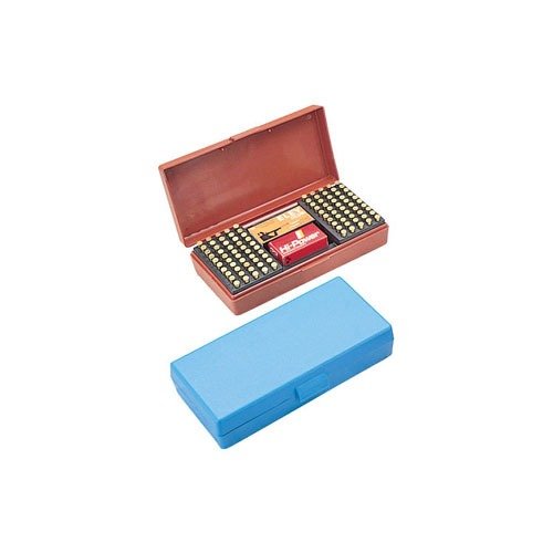La boîte de munitions MTM SB-200 est parfaite pour les compétiteurs de carabine 22, les chasseurs de nuisibles et les tireurs, avec un accès facile à 100 cartouches et de l'espace pour 2 boîtes de 50.