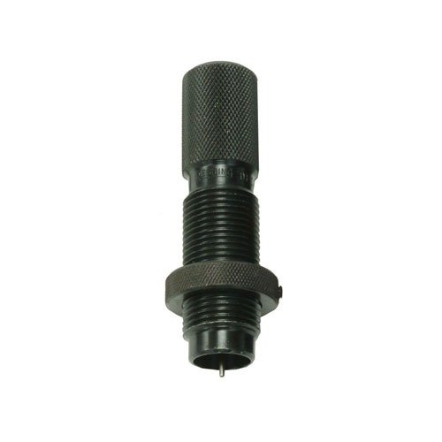 Le die de décalottage Redding te permet de déprimer et de nettoyer tes douilles avant le sizing, avec des options pour différentes calibres et longueurs.