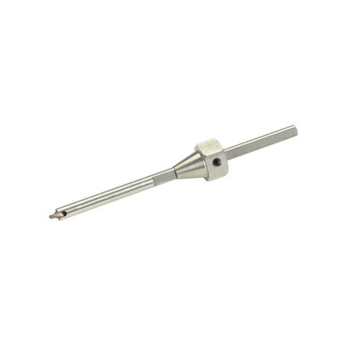 Le GEN II Universal Flashhole Deburring Tool en acier inoxydable permet d'ébavurer facilement les trous de percussion et laisse un chanfrein parfait.
