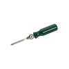 Le GEN II Universal Flashhole Deburring Tool en acier inoxydable facilite l'ébavurage des trous de percussion avec un design qui évite l'accumulation de copeaux.