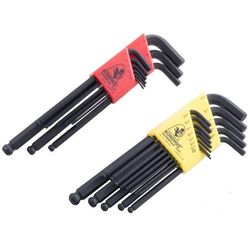Les ensembles de clés L BALLDRIVER® de Bondhus offrent un accès angulaire jusqu'à 25°, une construction durable et un rangement pratique pour un entretien précis.