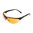 Lunettes de tir PYRAMEX verres ambre/bleu/bronze/transparents/orange, monture noire