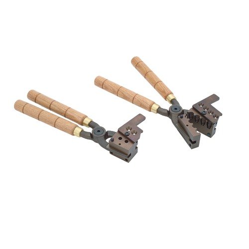 Les poignées de moule REDDING en fonte ductile avec des prises en bois massif sont parfaites pour tous les blocs de moule SAECO (1-8 cavités)!