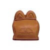Sac arrière entièrement en cuir à deux oreilles, double surpiqûre